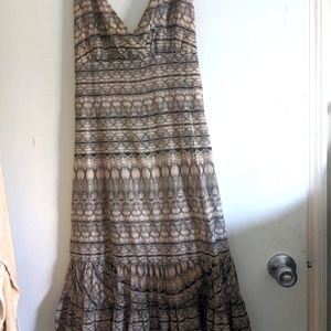 dress by Ted Baker Printed Tie Back Cross FRONT Dr